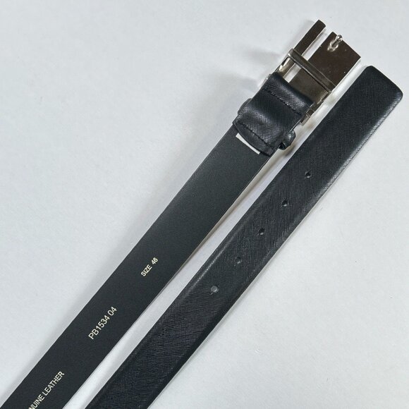 Leather Belt Men's Metal Pin Buckle - Picture 9 of 10